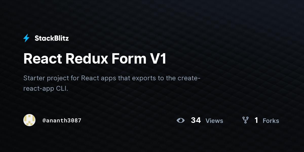 react redux form example