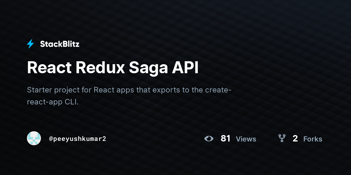 react-redux-saga-api-stackblitz