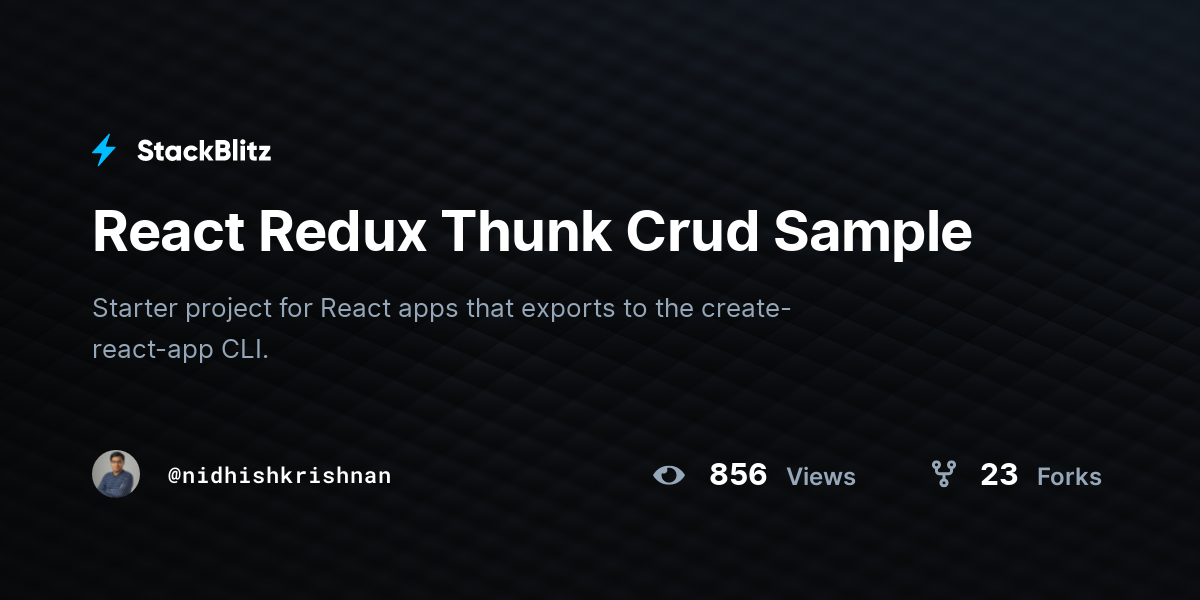 react-redux-thunk-crud-sample-stackblitz