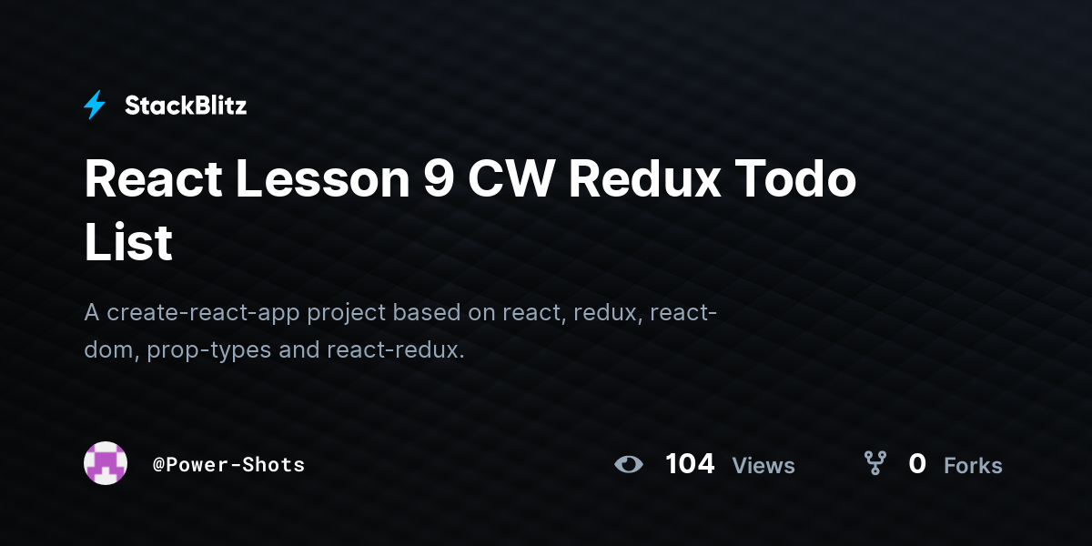 react-lesson-9-cw-redux-todo-list-stackblitz