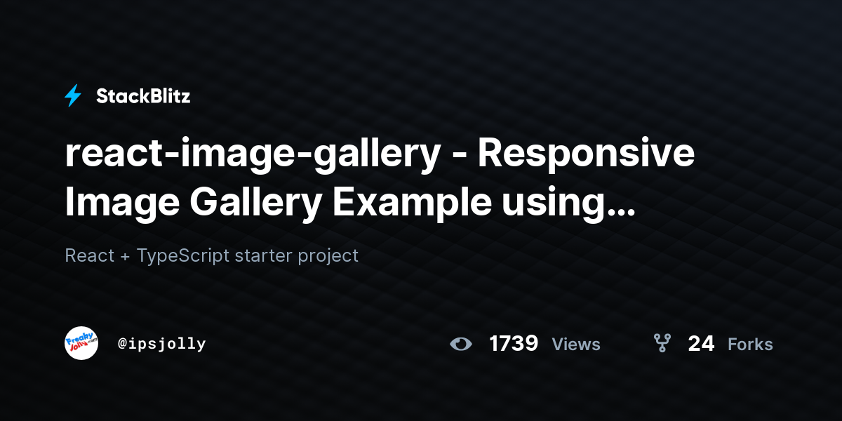 react-image-gallery - Responsive Image Gallery Example using react ...