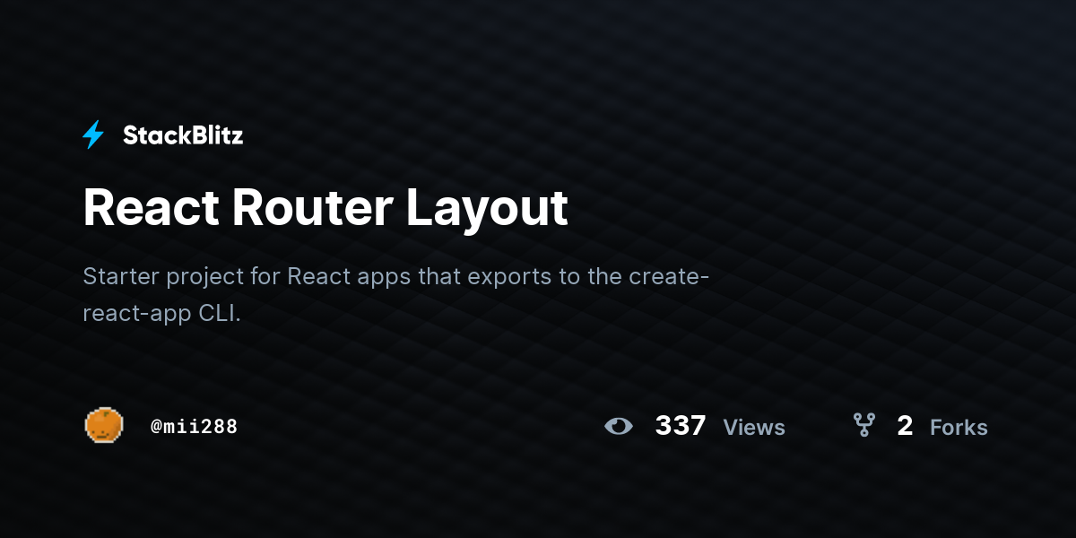 react-router-layout-stackblitz