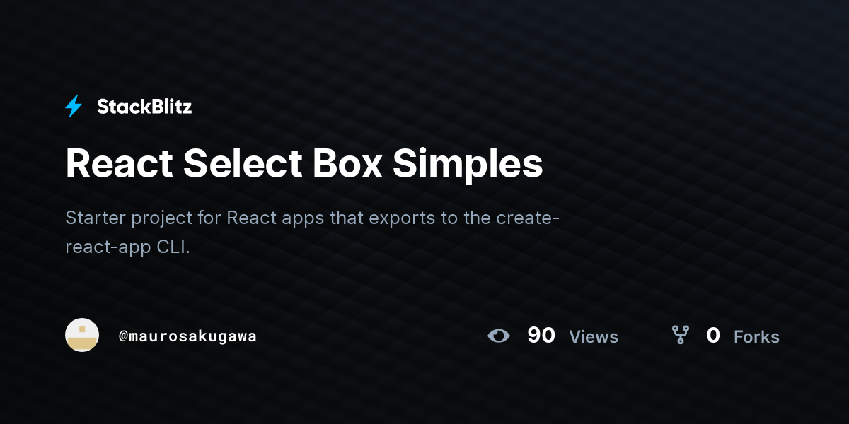 react-select-box-simples-stackblitz