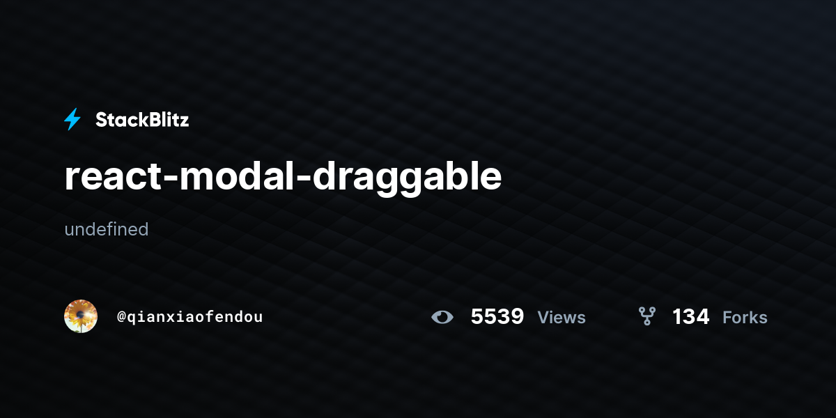 react-modal-draggable-stackblitz