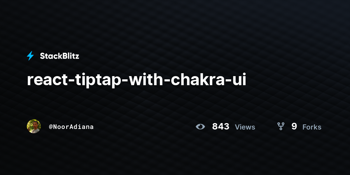react-tiptap-with-chakra-ui - StackBlitz
