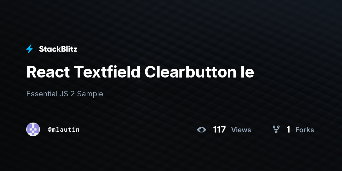 react-textfield-clearbutton-ie-stackblitz