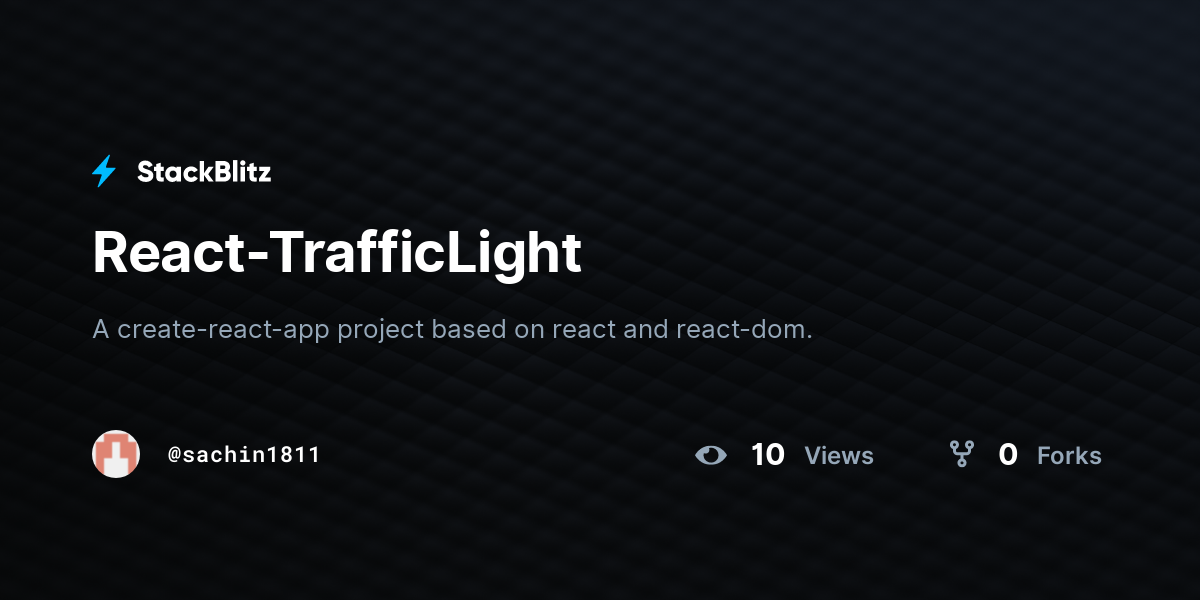 react traffic light component
