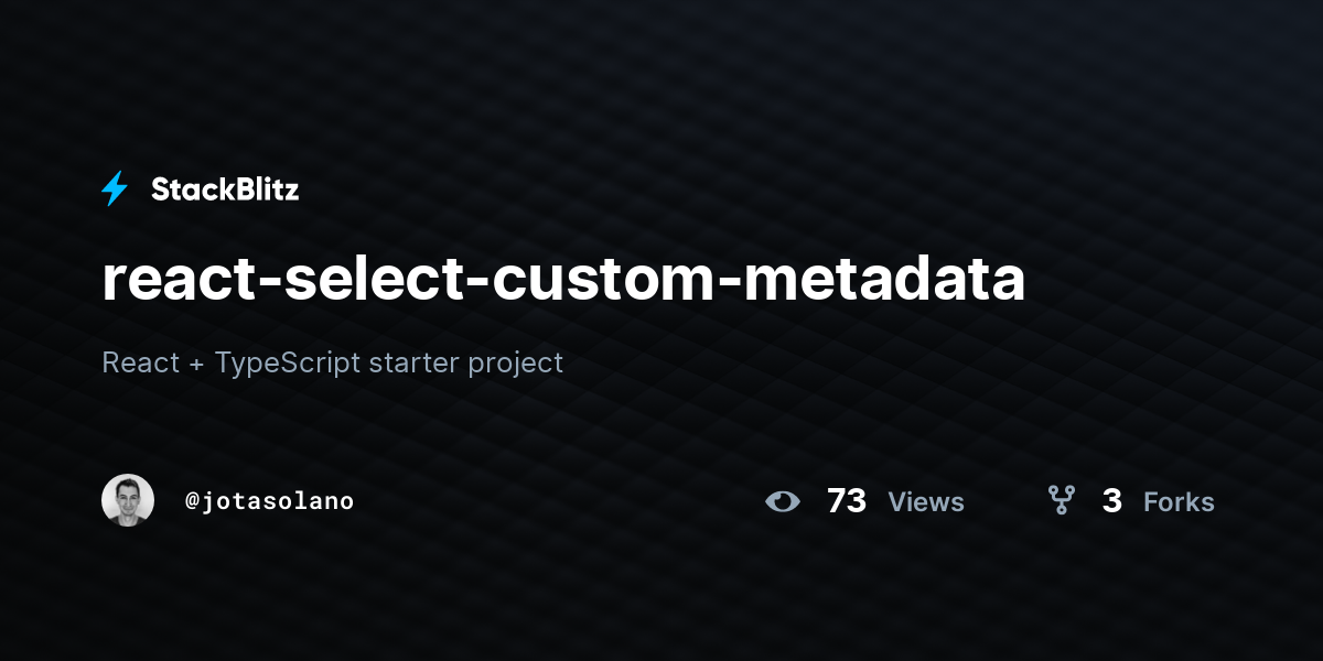 react-select-custom-metadata-stackblitz