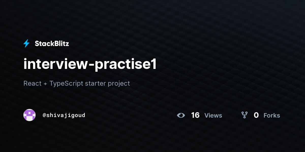 interview-practise1 - StackBlitz