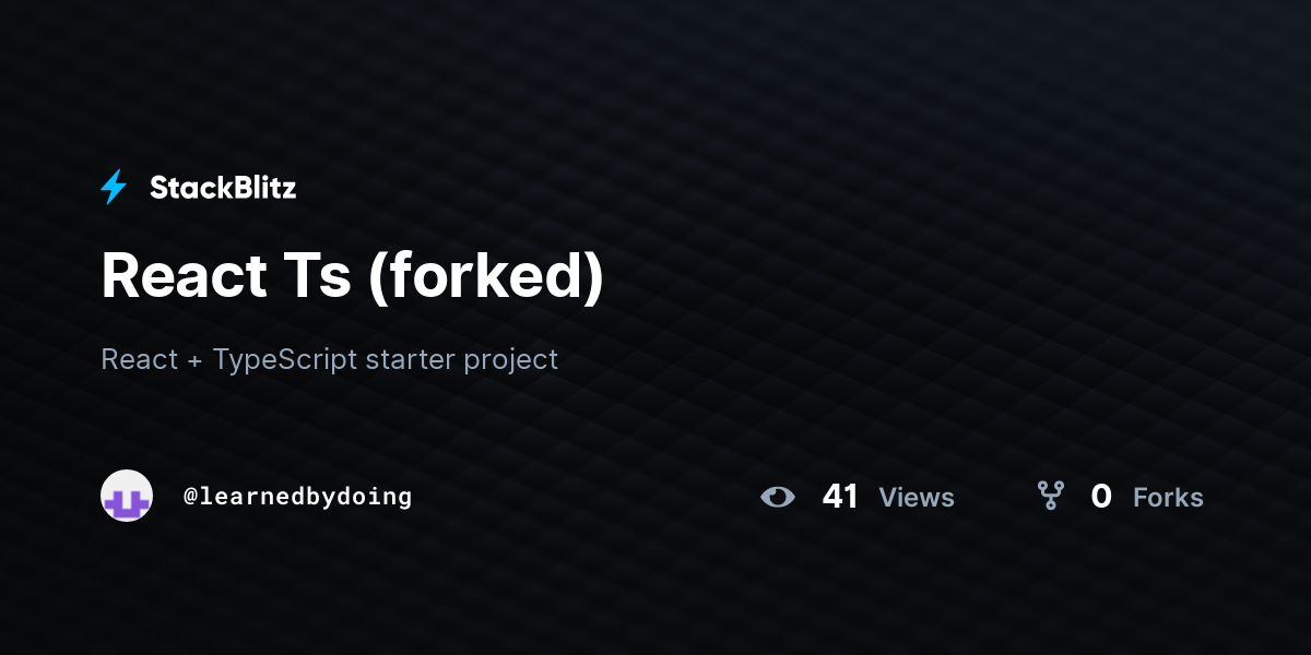 react-ts-forked-stackblitz