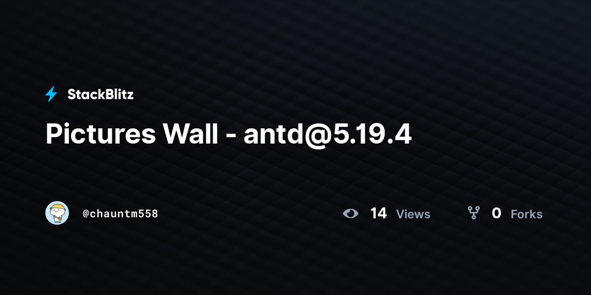 Pictures Wall - antd@5.19.4 - StackBlitz
