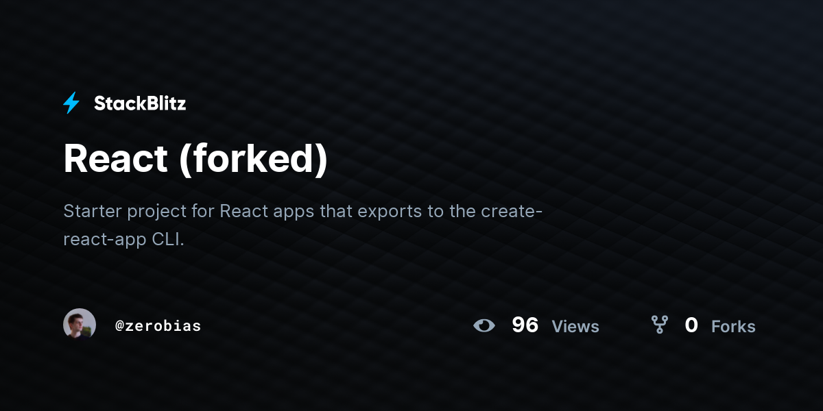 react-forked-stackblitz