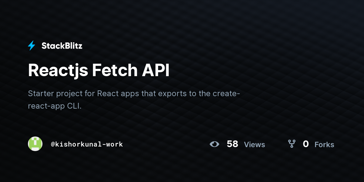 reactjs-fetch-api-stackblitz