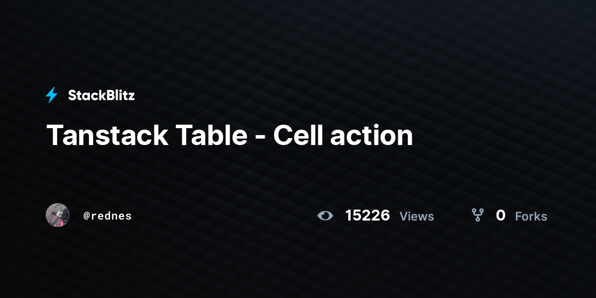 tanstack table action buttons