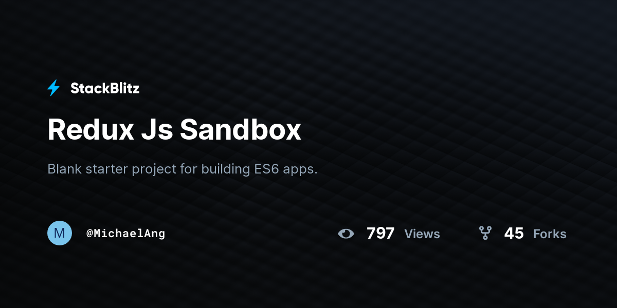 redux sandbox