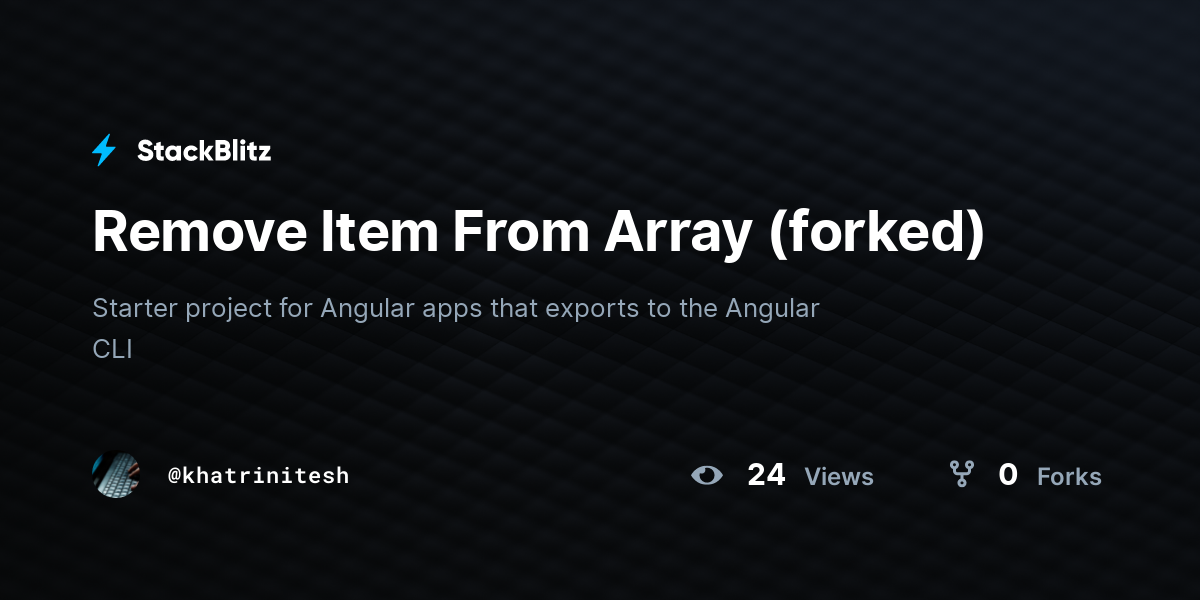 Typescript Remove Item From Array