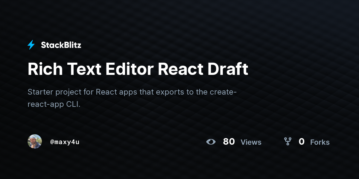 best rich text editor for react js