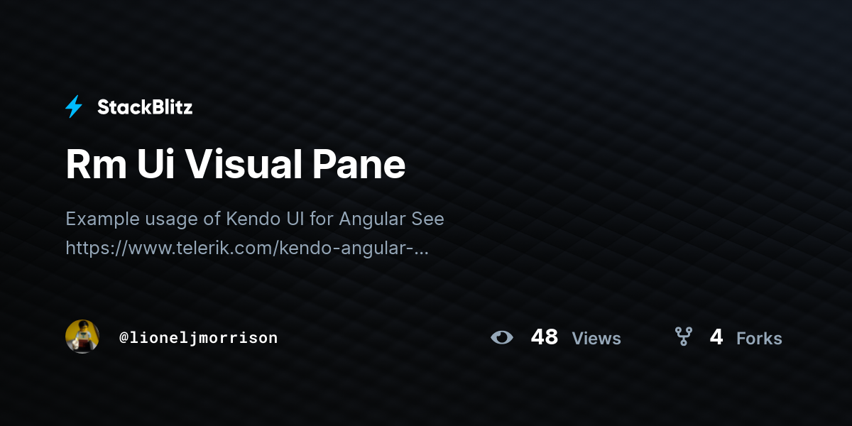 Rm Ui Visual Pane - StackBlitz