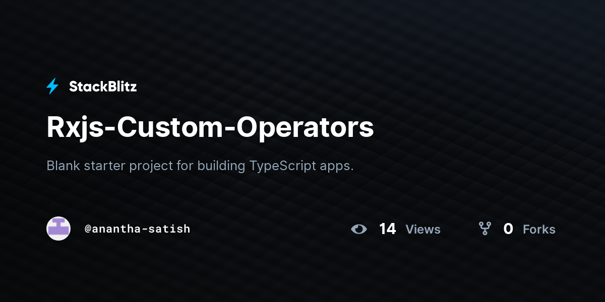 Rxjs-Custom-Operators - StackBlitz
