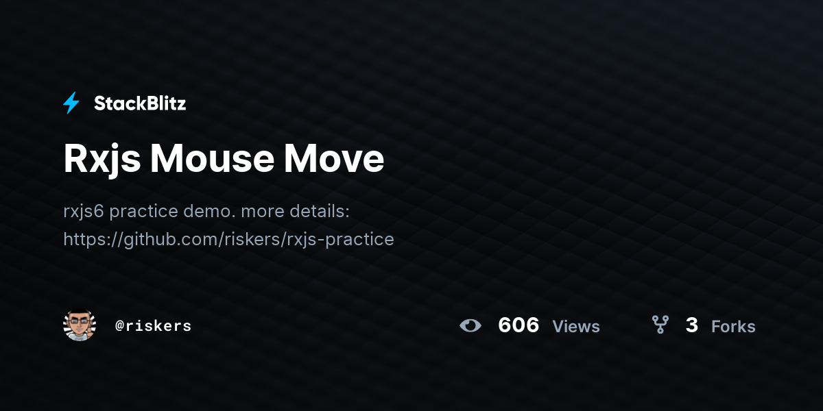 Rxjs Mouse Move - StackBlitz