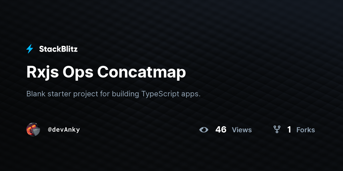 Rxjs Ops Concatmap - StackBlitz