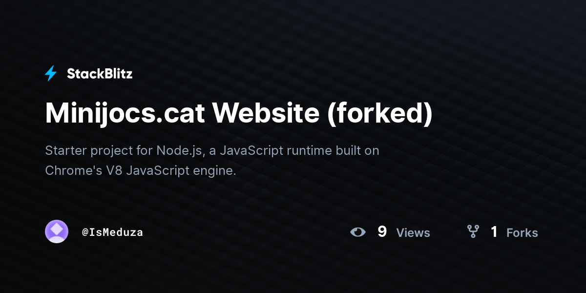 Minijocs.cat Website (forked) - StackBlitz