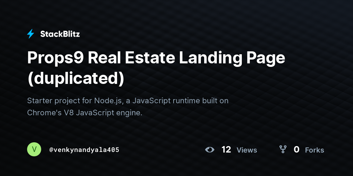Props9 Real Estate Landing Page (duplicated) - StackBlitz