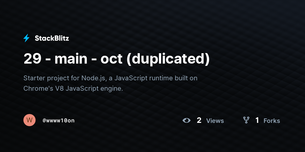 29 - main - oct (duplicated) - StackBlitz