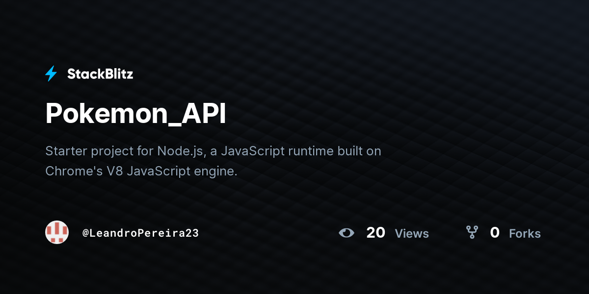 Pokemon_API - StackBlitz