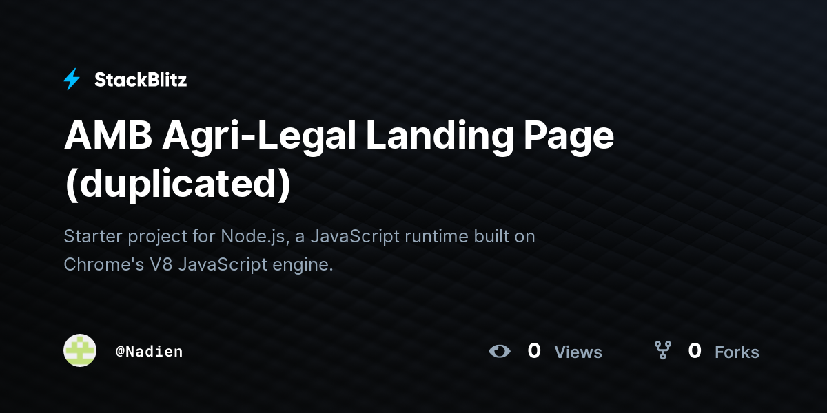 AMB Agri-Legal Landing Page (duplicated) - StackBlitz