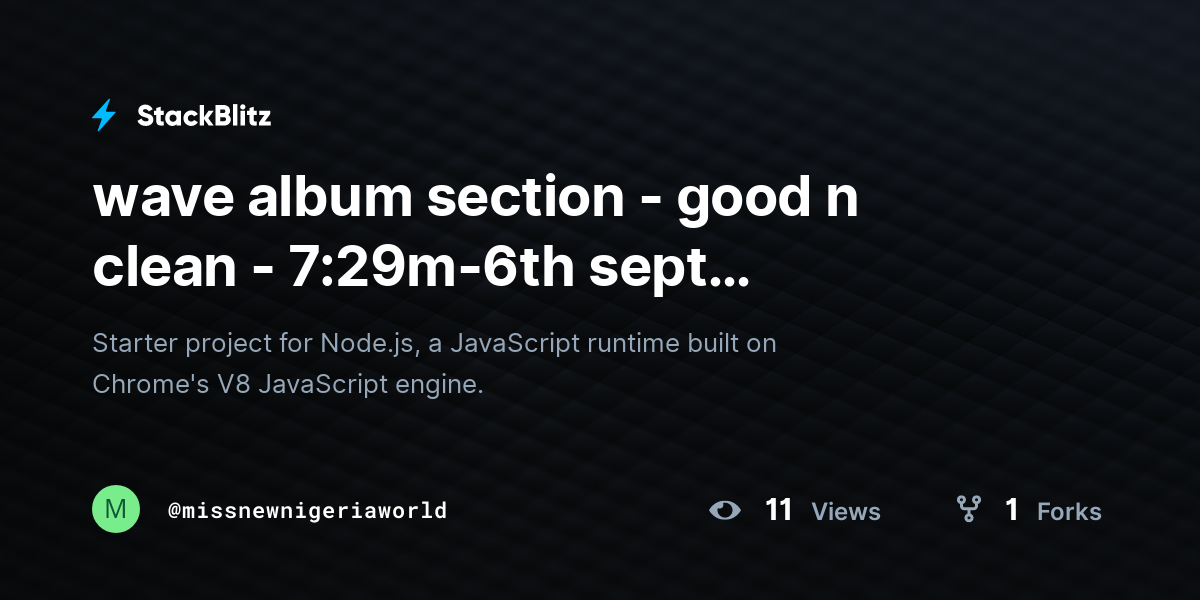 wave album section - good n clean - 7:29m-6th sept (duplicated ...
