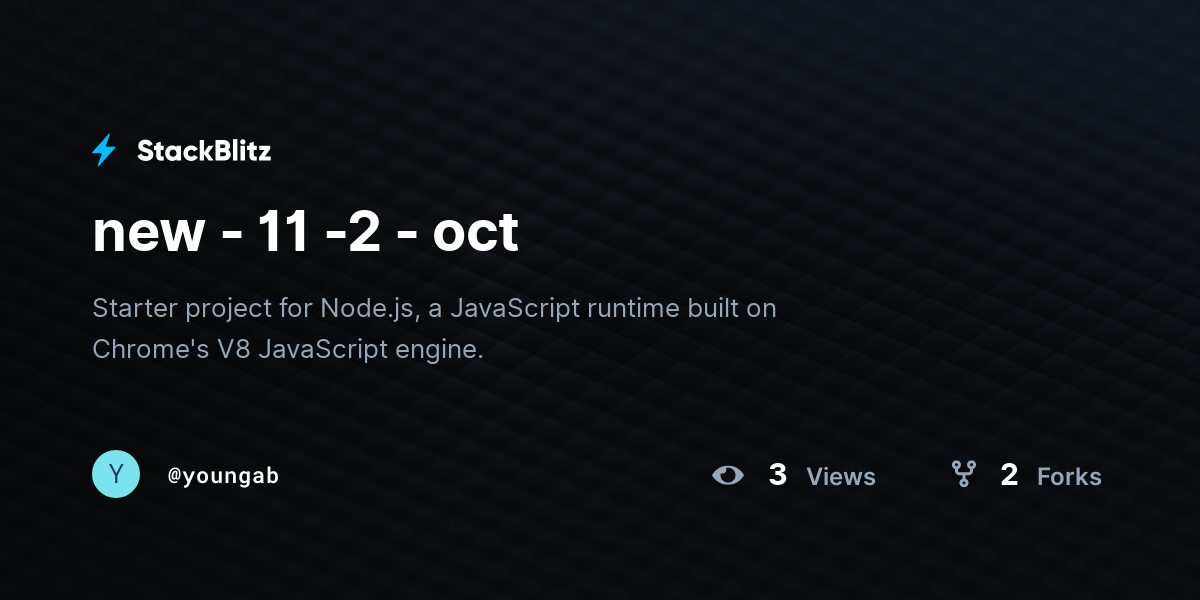 new - 11 -2 - oct - StackBlitz