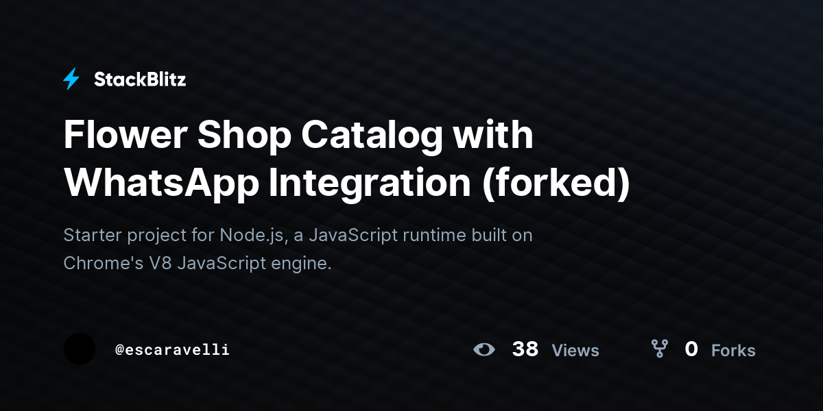 Flower Shop Catalog with WhatsApp Integration (forked) - StackBlitz