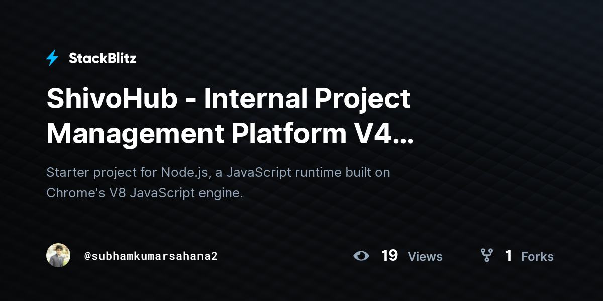ShivoHub - Internal Project Management Platform V4 (duplicated ...