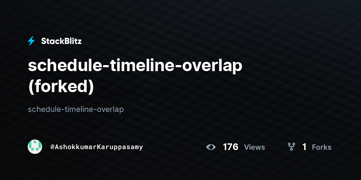 schedule-timeline-overlap (forked) - StackBlitz