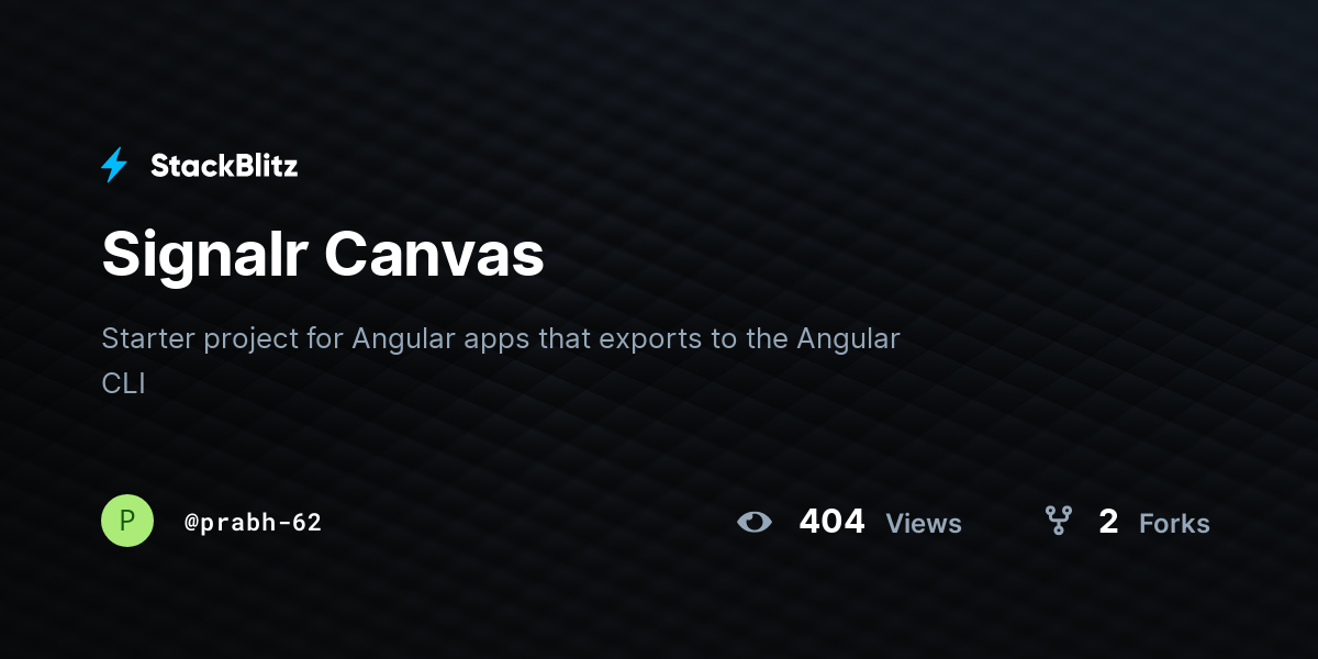 Signalr Canvas - StackBlitz