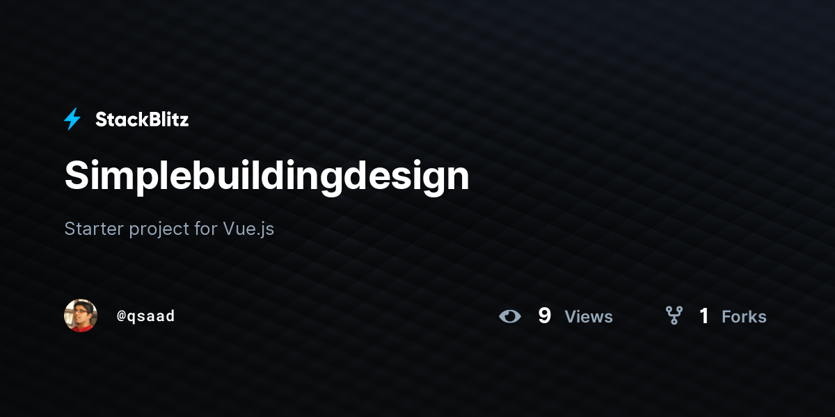 Simplebuildingdesign - StackBlitz