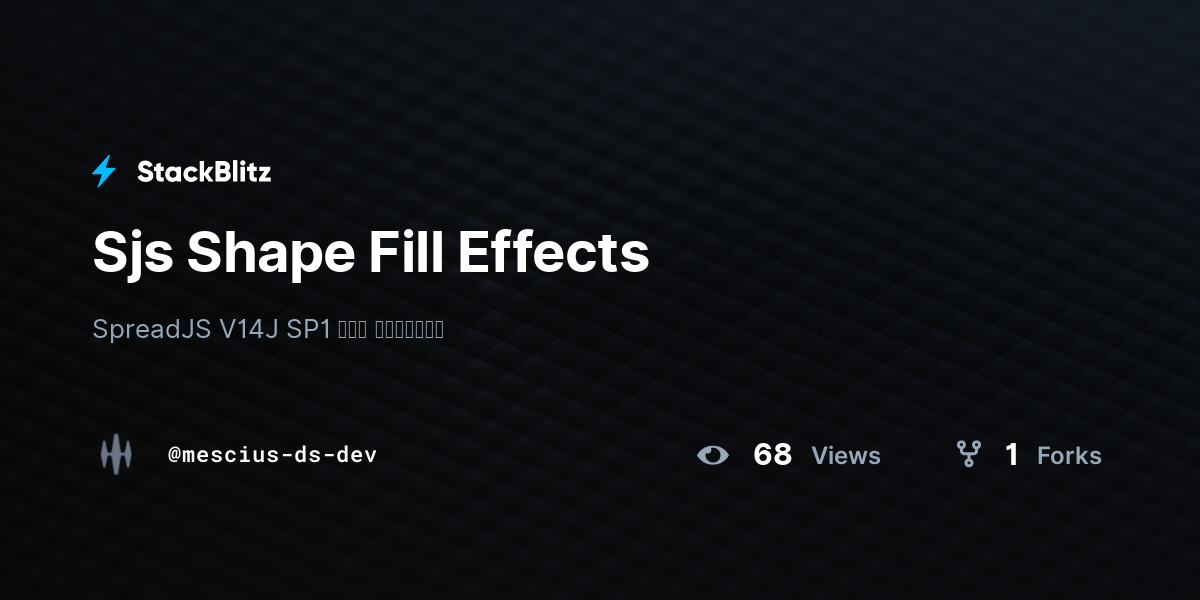 Sjs Shape Fill Effects - StackBlitz