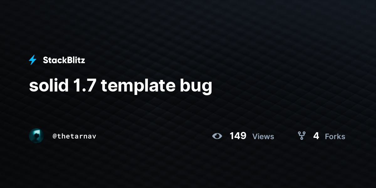 solid 1.7 template bug - StackBlitz