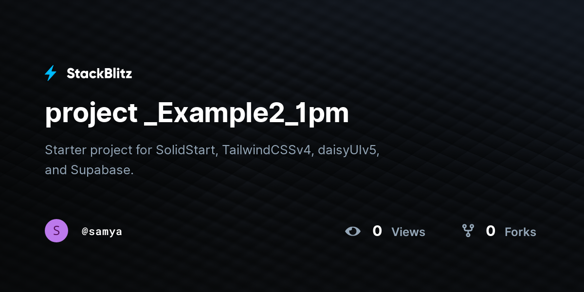 project _Example2_1pm - StackBlitz