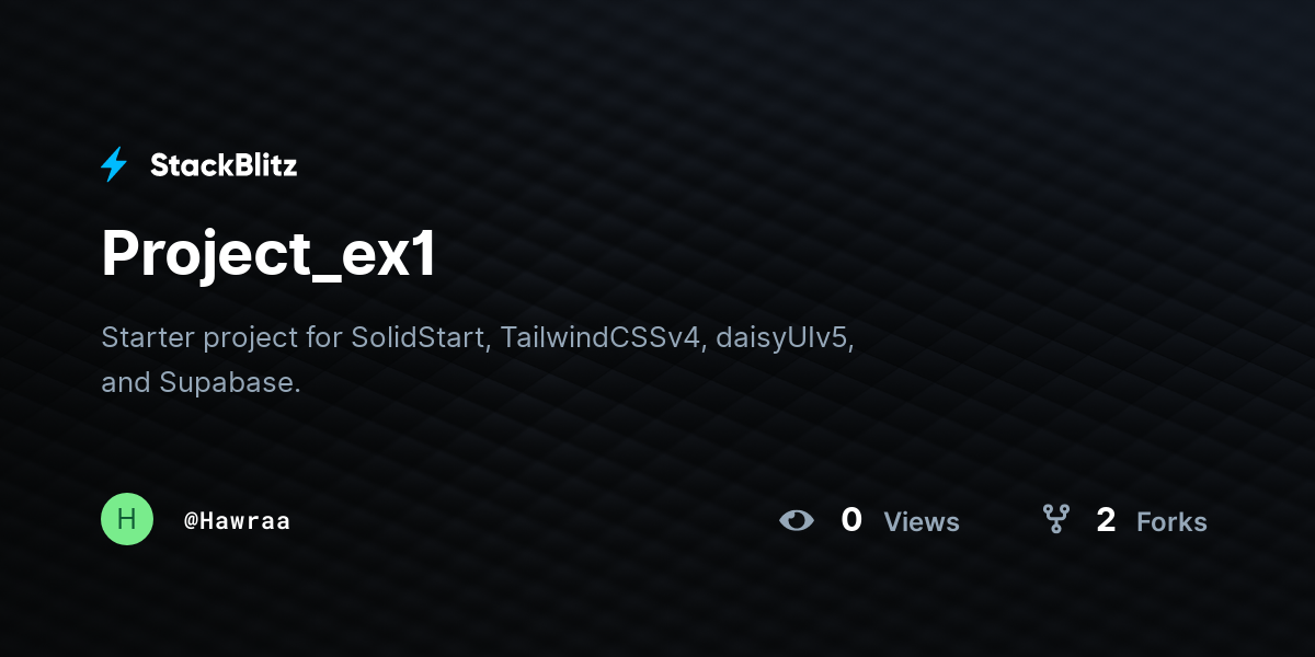 Project_ex1 - StackBlitz