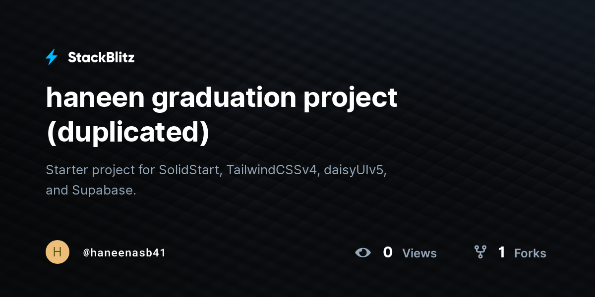 haneen graduation project (duplicated) - StackBlitz