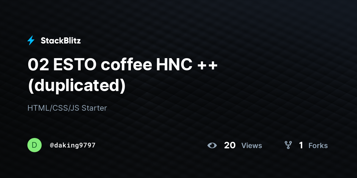 02 ESTO coffee HNC ++ (duplicated) - StackBlitz