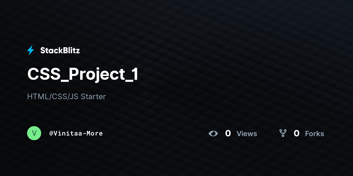 CSS_Project_1 - StackBlitz