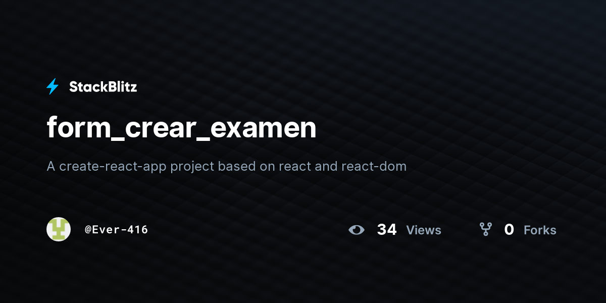 form_crear_examen - StackBlitz