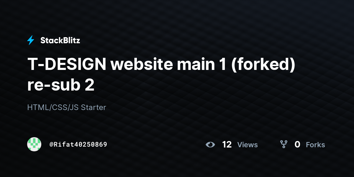 T-DESIGN website main 1 (forked) re-sub 2 - StackBlitz