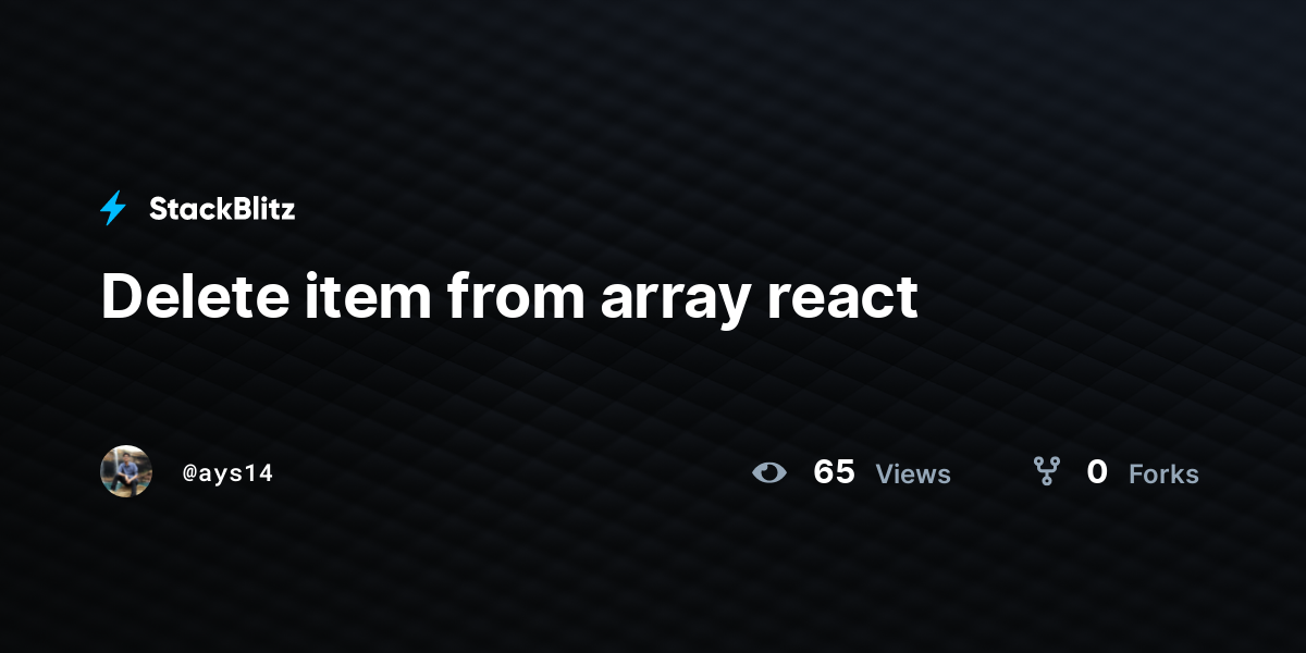delete-item-from-array-react-stackblitz