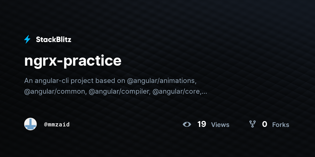 ngrx-practice - StackBlitz