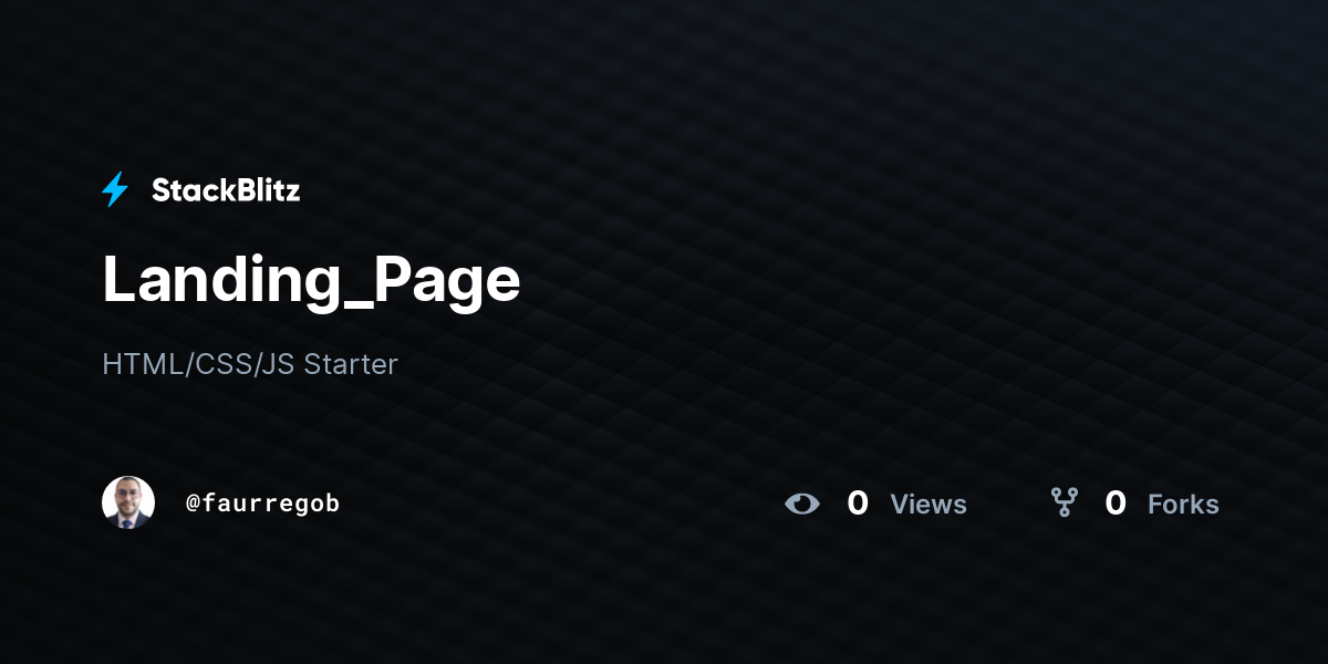 Landing_Page - StackBlitz