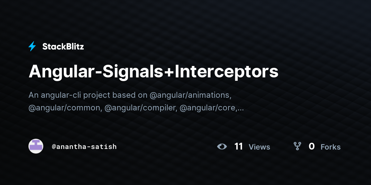 Angular-Signals+Interceptors - StackBlitz